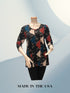 Scoop Neck Cross Back Tunic Top - Regular and Plus Sizes available